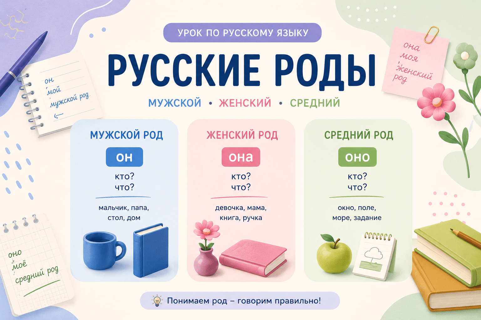 2. Russian Genders
